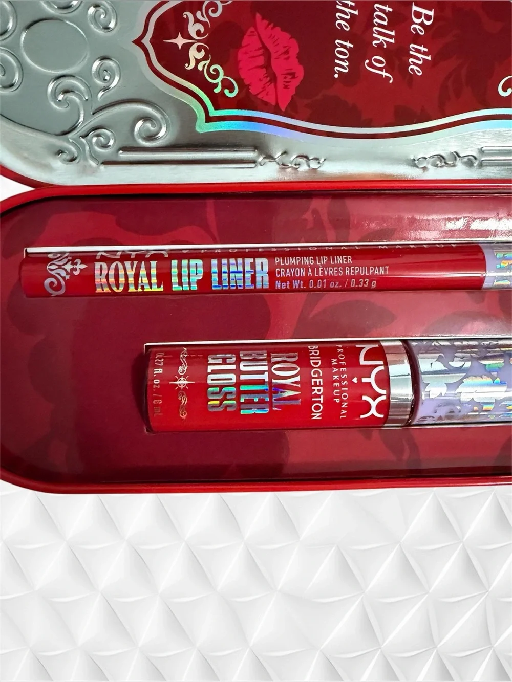 NYX Bridgerton Lip Kit & Decorative Tin